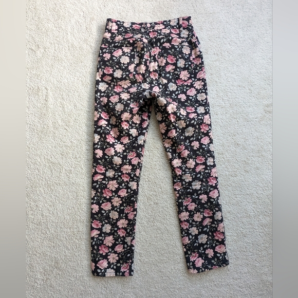 La Vie Floral Jeans High Waisted Size 26 - Picture 2 of 3
